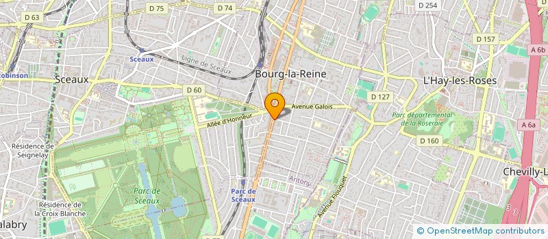 localisation de l'entreprise APEX IDF à BOURG-LA-REINE