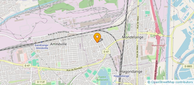 localisation de l'entreprise APEX IMMO  MONDELANGE