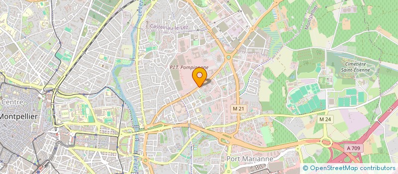 localisation de l'entreprise APEX SOLAR 16 à MONTPELLIER