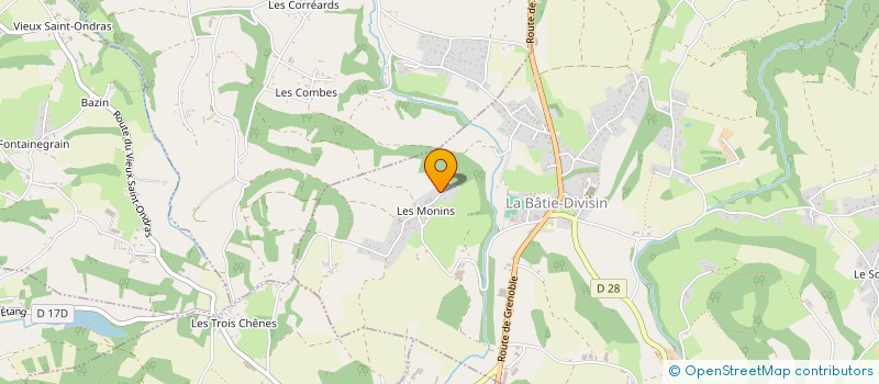 localisation de l'entreprise APEX STRUCTURE  LES ABRETS EN DAUPHINE