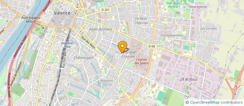 localisation de l'entreprise APEX VISION  VALENCE