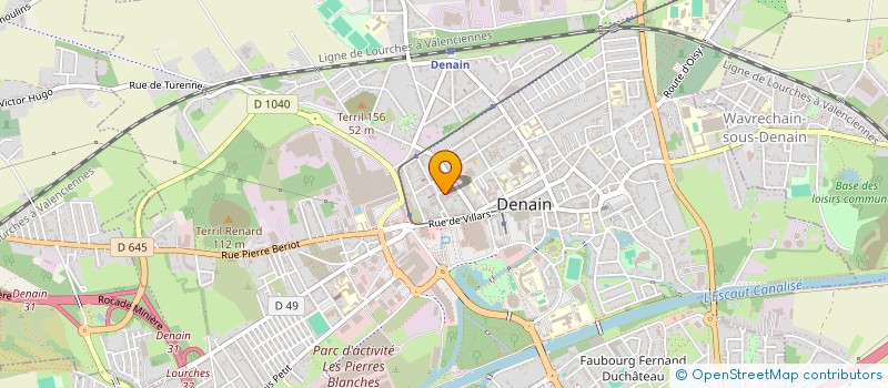 localisation de l'entreprise APEXIUM EXCELLENCE à DENAIN