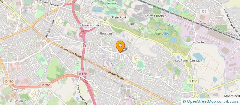 localisation de l'entreprise APEXLAB ORTHODONTIE à TRELAZE
