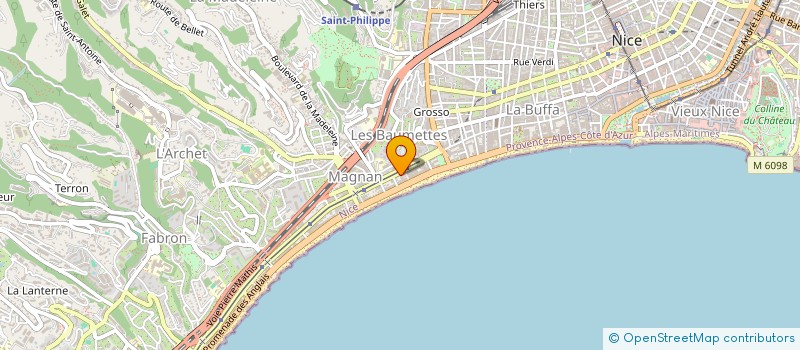 localisation de l'entreprise APEXTRA à NICE