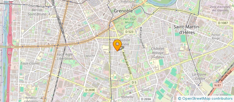 localisation de l'entreprise APEXXE à GRENOBLE