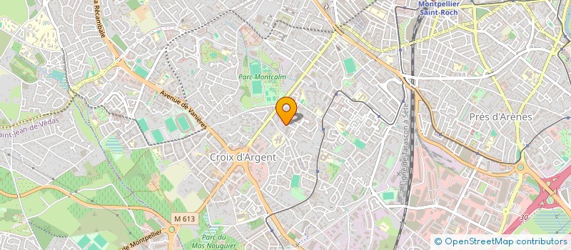 localisation de l'entreprise APEZET à MONTPELLIER