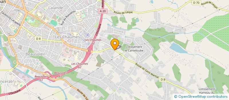 localisation de l'entreprise APF  MONTAUBAN