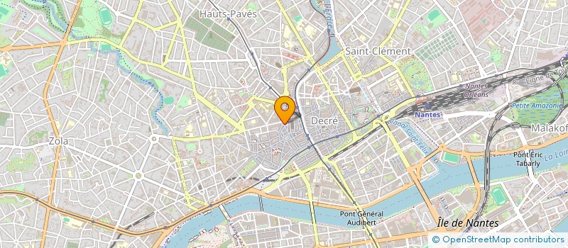 localisation de l'entreprise APF à NANTES
