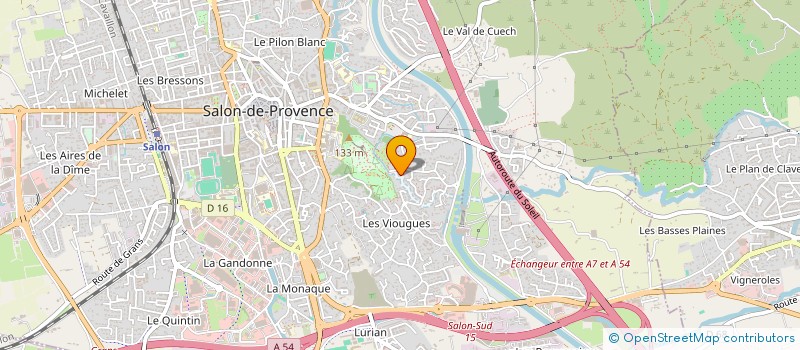 localisation de l'entreprise APF  SALON-DE-PROVENCE