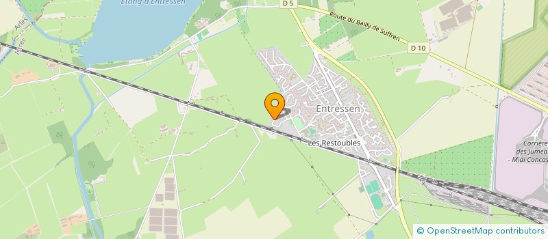 localisation de l'entreprise APF  ISTRES