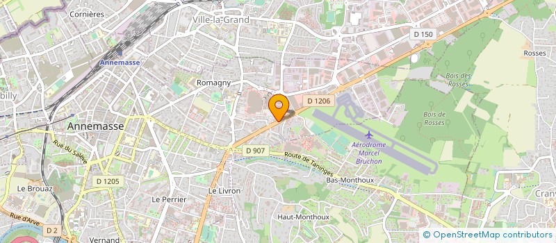 localisation de l'entreprise APF BYMYCAR LEMAN  ANNEMASSE