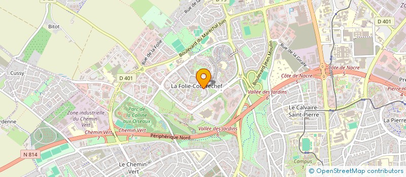 localisation de l'entreprise APF CONSULTANT à CAEN
