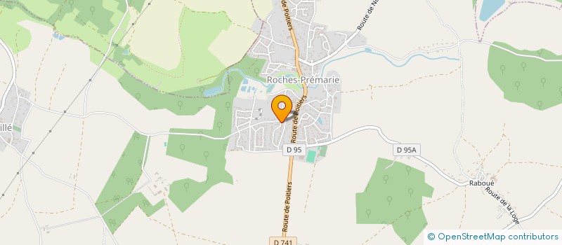 localisation de l'entreprise APF HOLDING  ROCHES-PREMARIE-ANDILLE