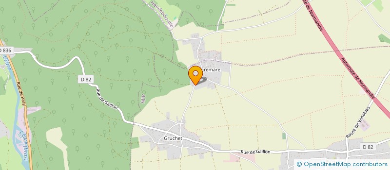 localisation de l'entreprise APF LE GALL  AILLY