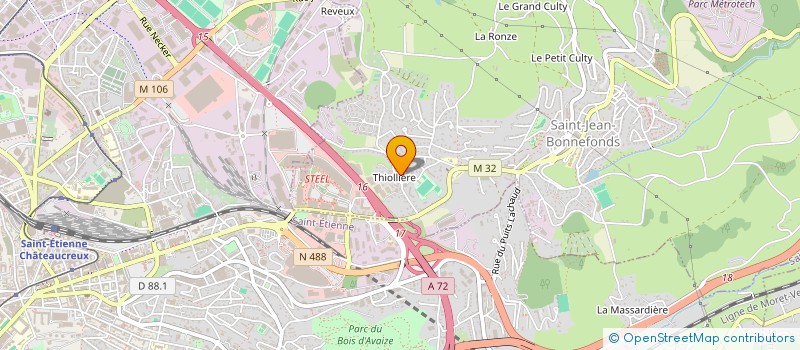 localisation de l'entreprise APF MACONNERIE MULTI SERVICES à SAINT-JEAN-BONNEFONDS