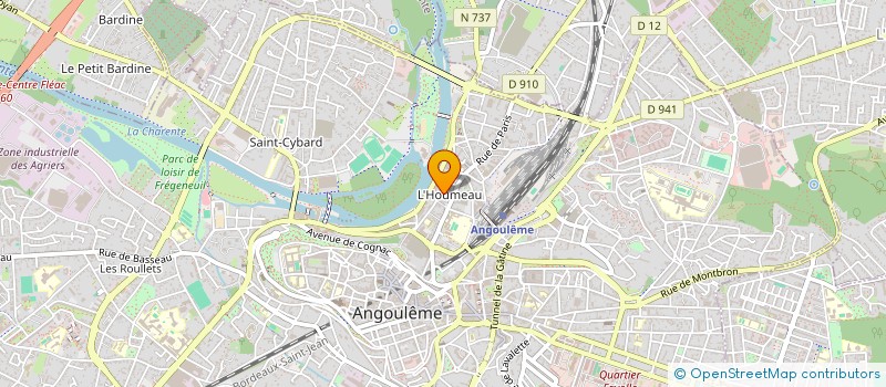 localisation de l'entreprise APFEEF CHARENTE à ANGOULEME