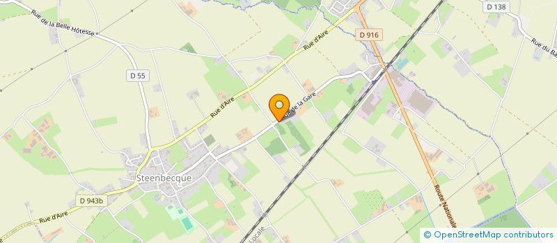 localisation de l'entreprise APFH  STEENBECQUE