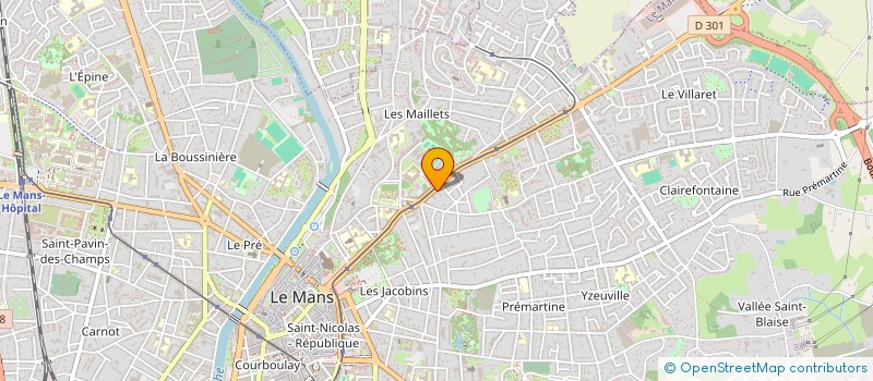 localisation de l'entreprise APFICLDLM  LE MANS
