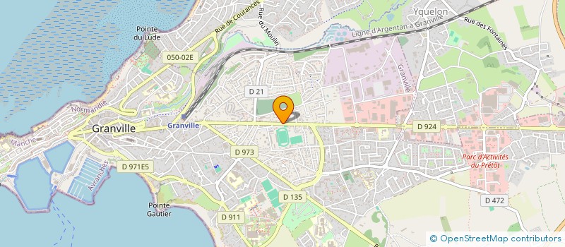localisation de l'entreprise APFL AUDIOLOGIE à GRANVILLE