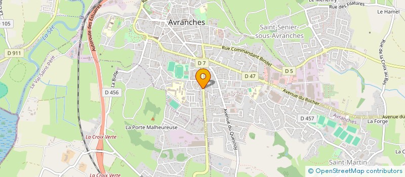 localisation de l'entreprise APFL AVRANCHES à AVRANCHES