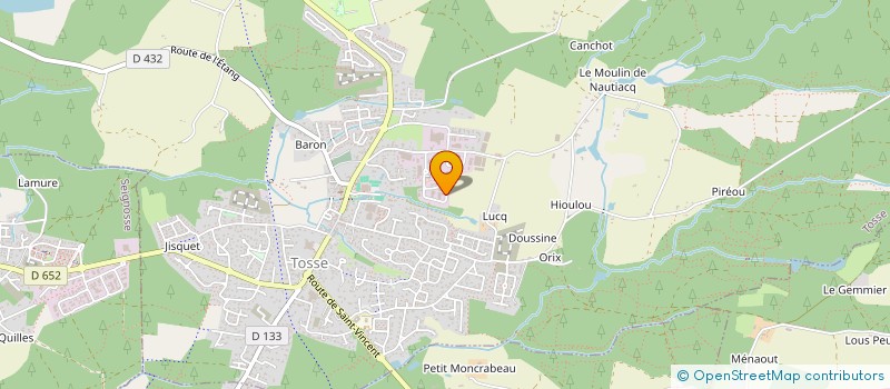 localisation de l'entreprise APFM PISCINES  SOORTS-HOSSEGOR