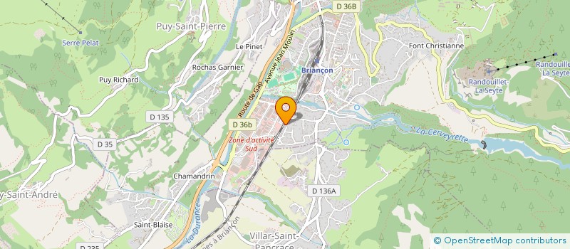localisation de l'entreprise APFOR à BRIANCON