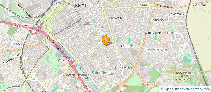 localisation de l'entreprise APFP  REIMS