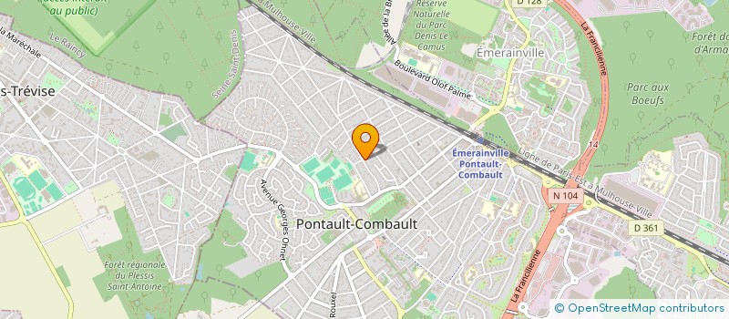 localisation de l'entreprise APFS AUTOMATISMES PROTECT FERMET SERVICE à PONTAULT-COMBAULT