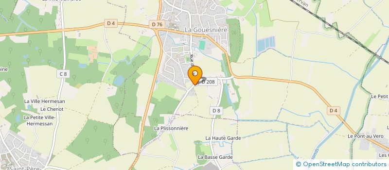 localisation de l'entreprise APG  LA GOUESNIERE