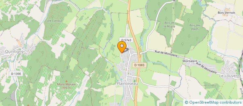 localisation de l'entreprise APG  PLAINOISEAU