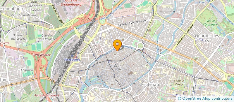 localisation de l'entreprise APG à STRASBOURG