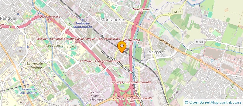 localisation de l'entreprise APG CLUB  TOULOUSE