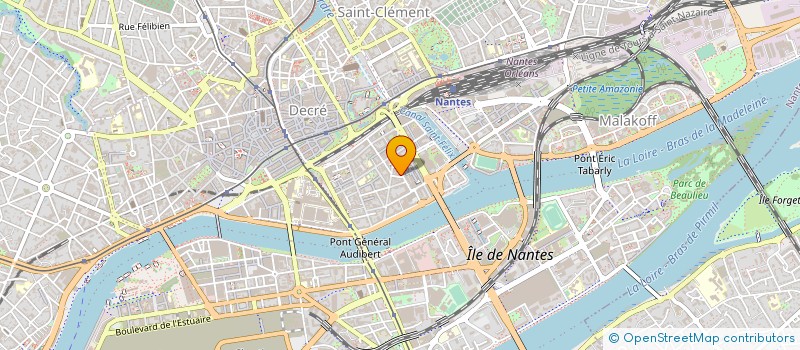 localisation de l'entreprise APG COURTAGE SARL à NANTES