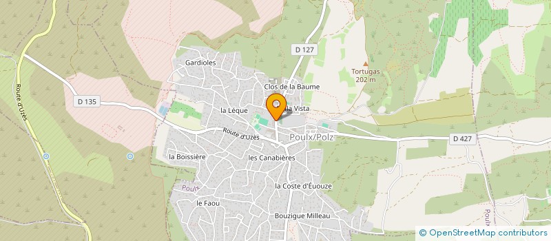 localisation de l'entreprise APG EXPERTISE PATRIMOINE  POULX