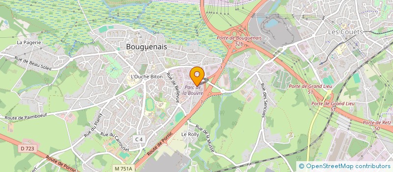 localisation de l'entreprise APG FRANCE à BOUGUENAIS