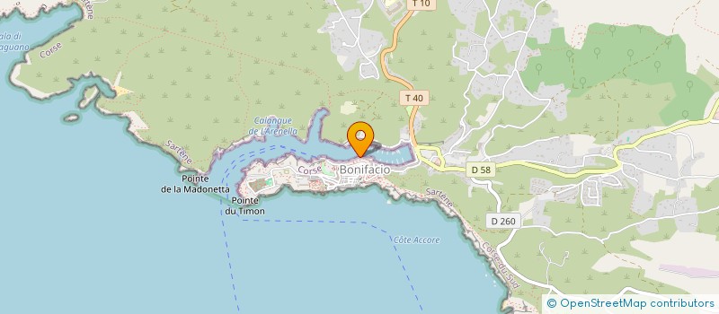 localisation de l'entreprise APGC à BONIFACIO