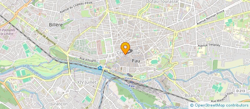 localisation de l'entreprise APGV EDITIONS à PAU