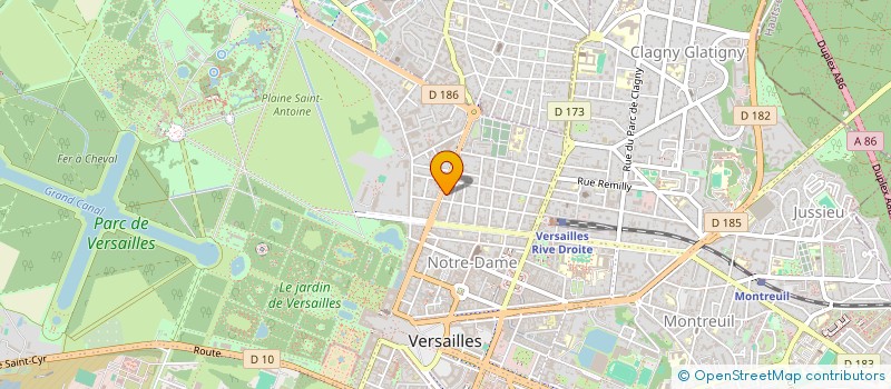 localisation de l'entreprise APH COLLECTION à VERSAILLES