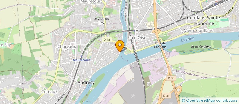 localisation de l'entreprise APH YVELINES  ANDRESY