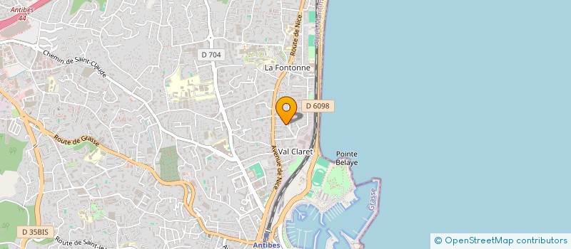localisation de l'entreprise APHAP à ANTIBES