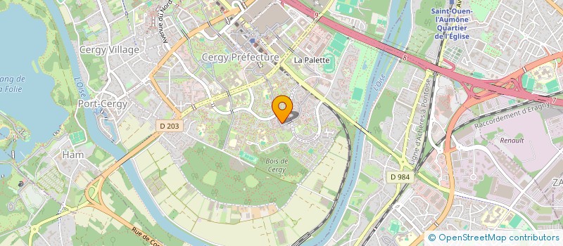 localisation de l'entreprise APHAYAVONG  CERGY