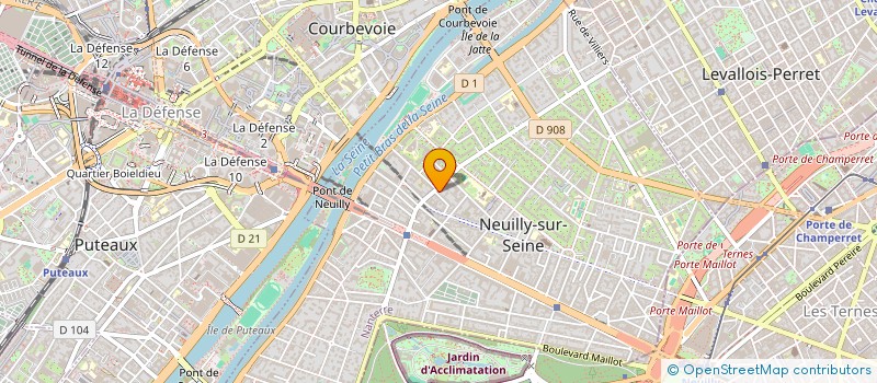 localisation de l'entreprise APHC à NEUILLY-SUR-SEINE