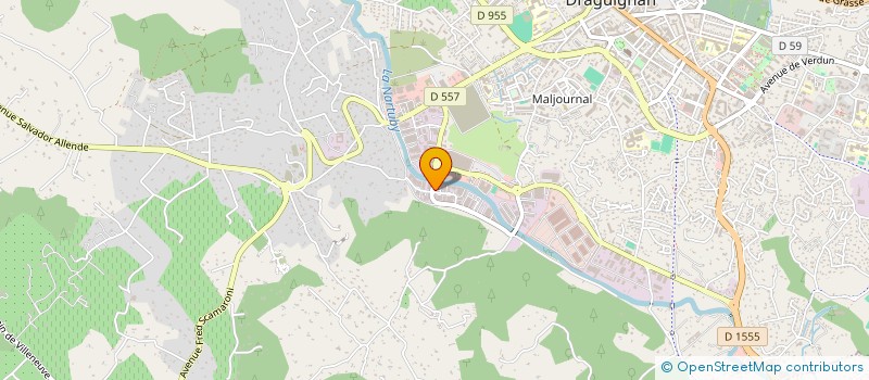 localisation de l'entreprise APHD à DRAGUIGNAN