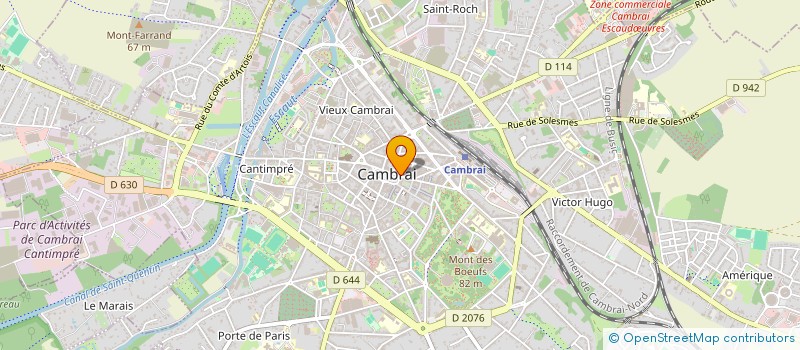 localisation de l'entreprise APHEA INVESTISSEMENT  CAMBRAI