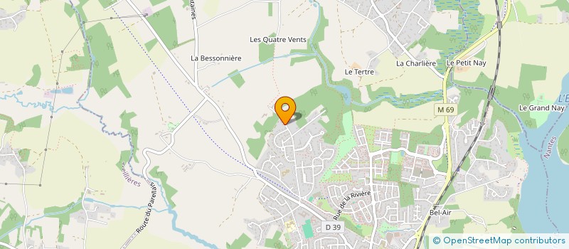 localisation de l'entreprise APHELIE CONSEIL MAINTENANCE à LA CHAPELLE-SUR-ERDRE