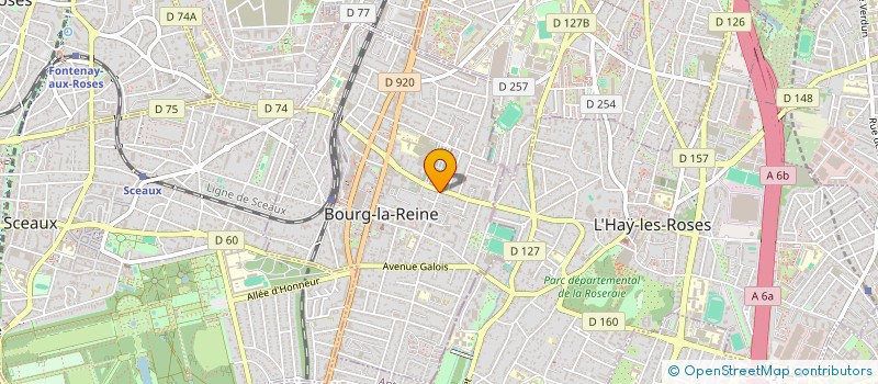 localisation de l'entreprise APHELIE CONSULTING à BOURG-LA-REINE