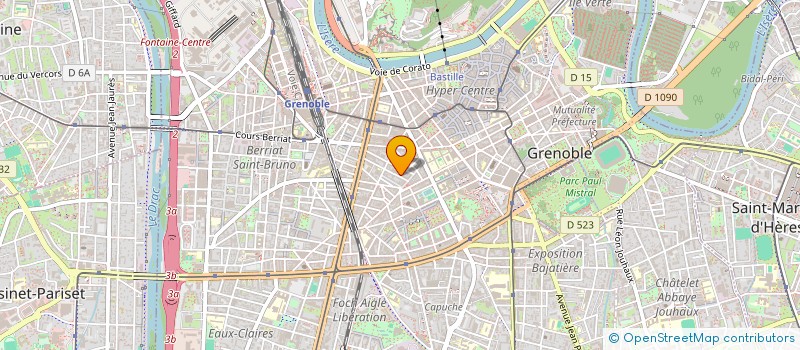 localisation de l'entreprise APHELIO à GRENOBLE