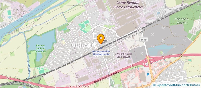 localisation de l'entreprise APHI-NICLAI  AUBERGENVILLE