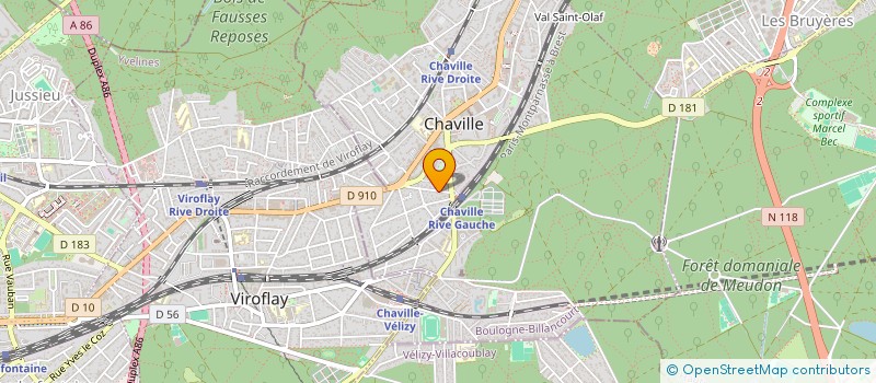 localisation de l'entreprise APHITEC à CHAVILLE