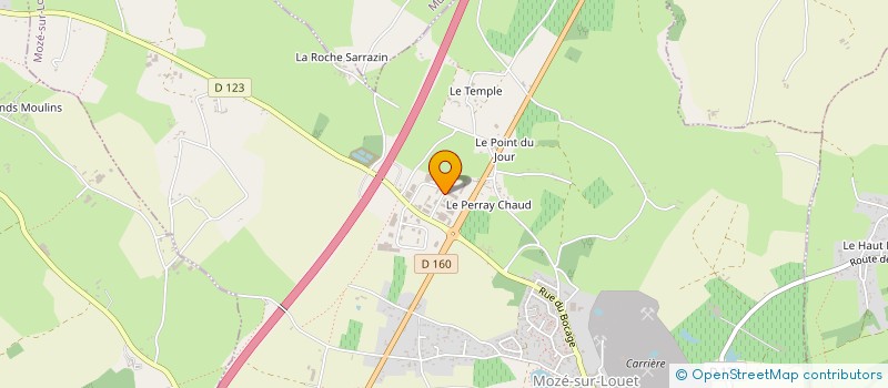 localisation de l'entreprise APHONOS  MOZE-SUR-LOUET